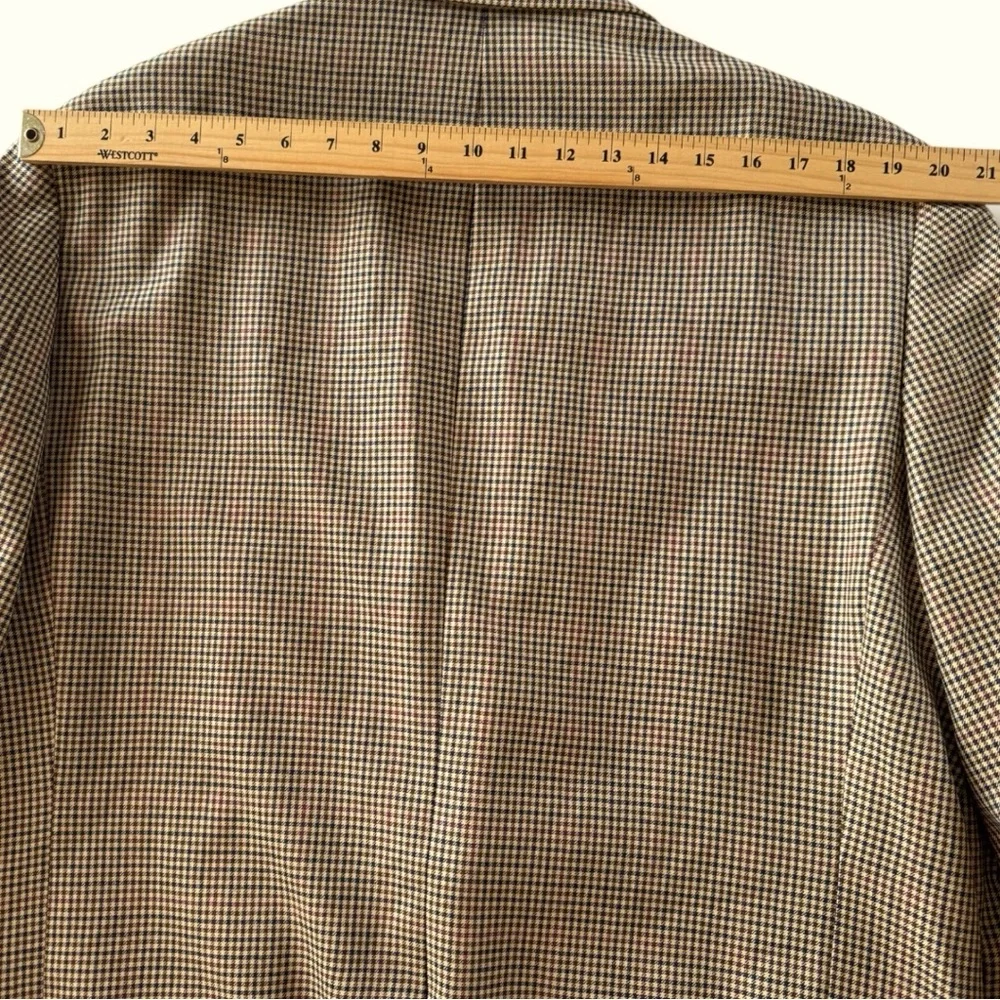 Brooks Brothers 1818 Madison Wool Plaid Sports Coat Jacket Blazer Size 44L